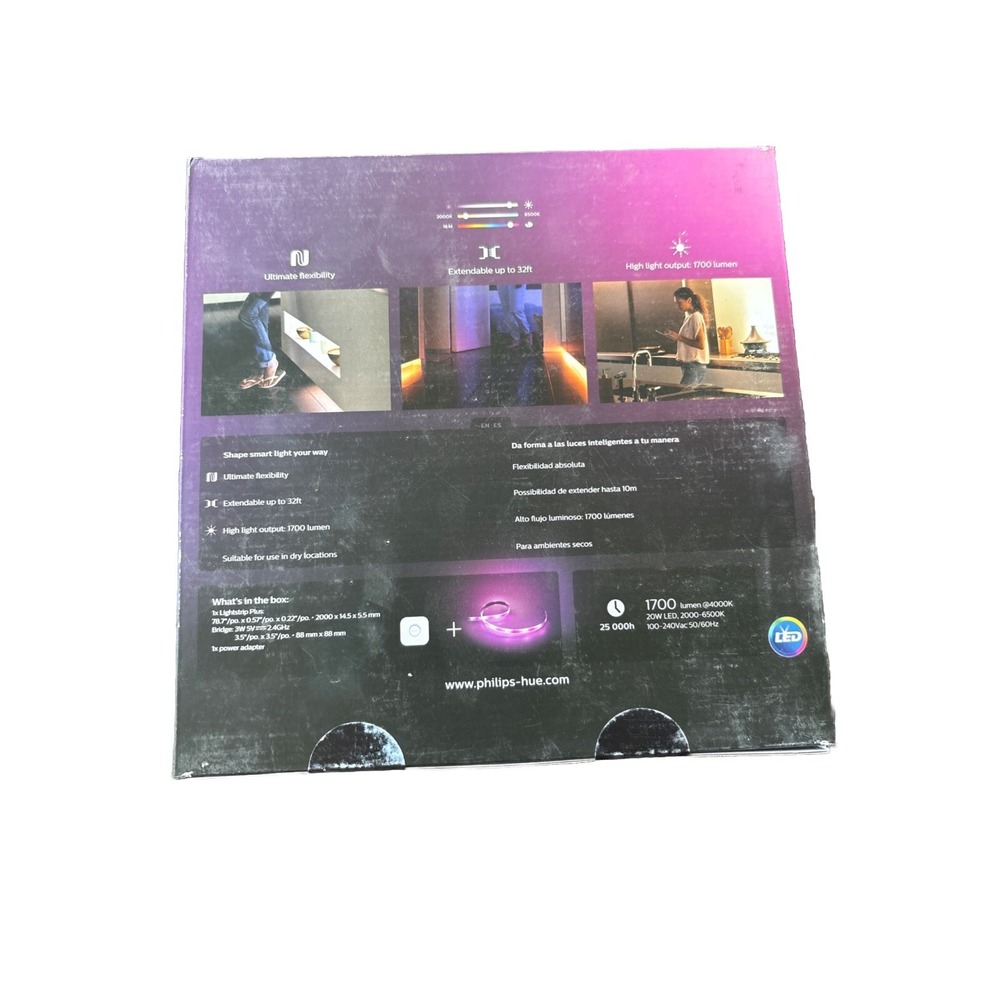 Philips Hue White and Color Ambiance Lightstrip Plus Starter Kit - Picture 3 of 3